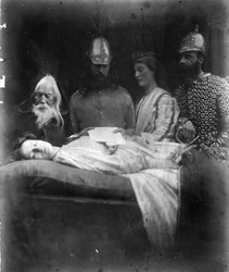 Der Tod von Elaine, Illustration aus 